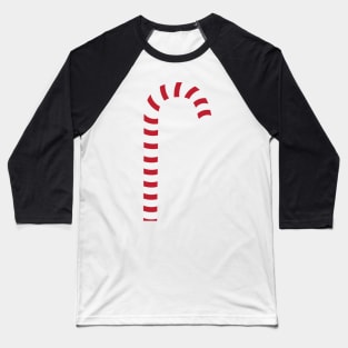 Striped candy cane, Red and White Stripes Pattern Baseball T-Shirt